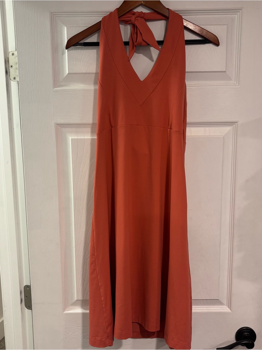 Women’s Patagonia V‑Neck Halter Dress in Terracotta
